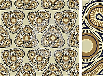 Seamless luxury paisley Vector Illustration