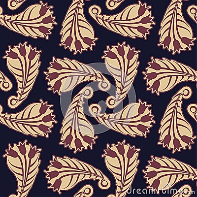 Seamless luxury paisley Vector Illustration