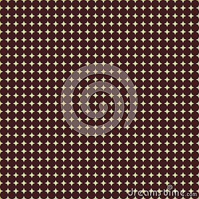 Seamless Modern Vector Pattern With Dots Vector Illustration