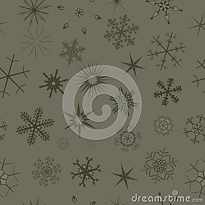 Seamless monochromatic background Vector Illustration