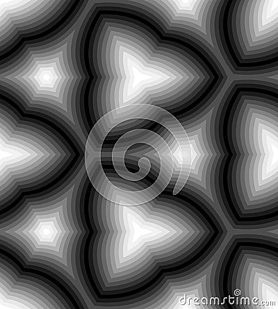 Seamless Monochrome Wavy Stripes Pattern.Geometric Abstract Background. Suitable for textile, fabric and packaging Vector Illustration