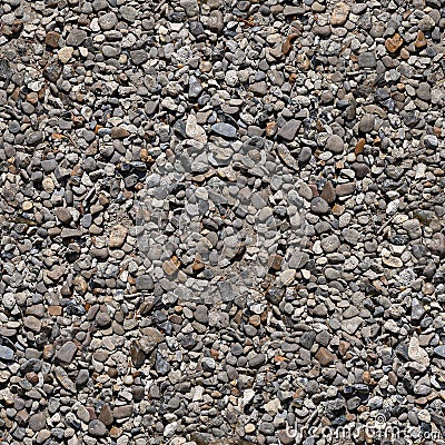 Seamless texture - small pebbles Stock Photo