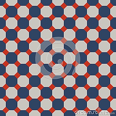 Seamless Octagon Pattern Texture Background Stock Photo