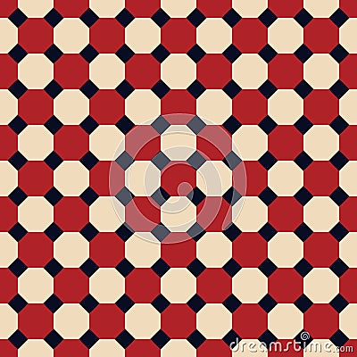 Seamless Octagon Pattern Texture Background Stock Photo