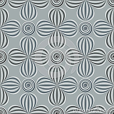 Seamless optical illusion pattern Vector Illustration