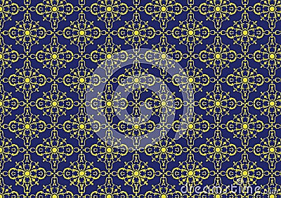 Seamless oriental pattern Stock Photo