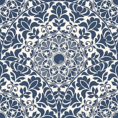 Seamless oriental pattern Vector Illustration