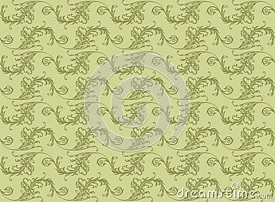 Seamless Ornamental Pattern Vector Illustration