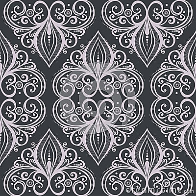 Seamless Ornate Abstract Pattern Vector Illustration