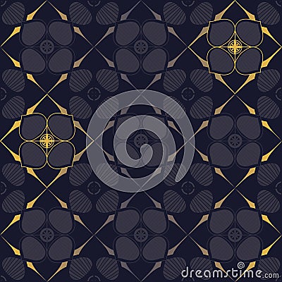 ORNATE PATTERN WITH MANDALA ELEMENTS Stock Photo