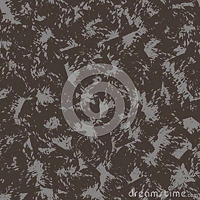 Seamless painterly worn vector texture pattern. Modern hand drawn scratch brush stroke marks shape. Repeating abstract background Stock Photo