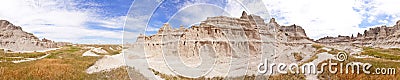 Seamless 360 panorama of badlands Stock Photo