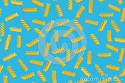 Seamless pasta pattern Stock Photo