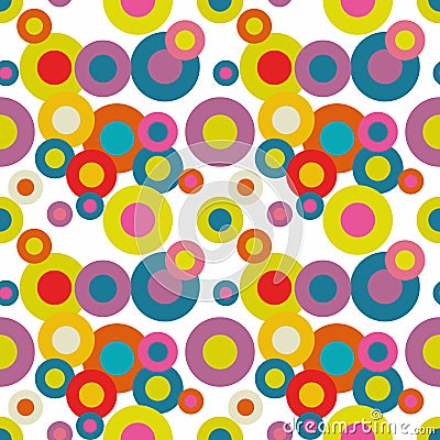 Seamless Pattern. Abstract Psychedelic Art Background. Vector Il Vector Illustration