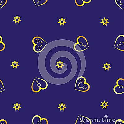 Seamless pattern. Abstraction Vector Illustration