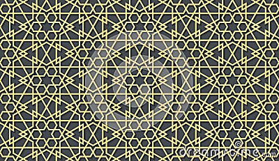 Seamless pattern in authentic arabian style Vector Illustration