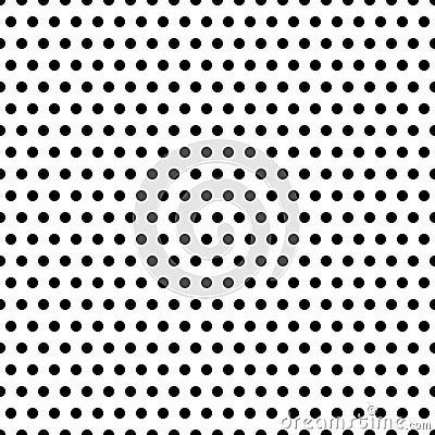 Seamless pattern background with circes. Modern black and white texture Vector Illustration