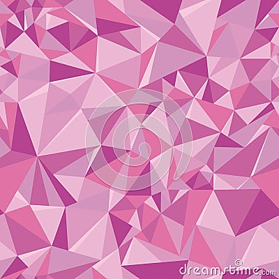 Seamless pattern for a background consisting of randomly arranged triangles Vector Illustration