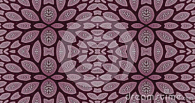 Seamless pattern background ideal for carpets, tapestries, fabric and wallpapers with a detailed geometric chain like pattern Stock Photo