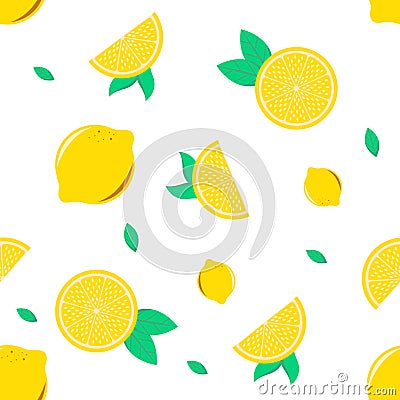 Seamless pattern background with the lemon for decoration or background Editorial Stock Photo