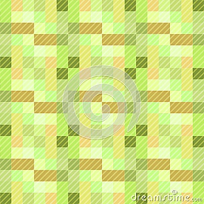 Seamless pattern background from a variety of multicolored squares. Stock Photo