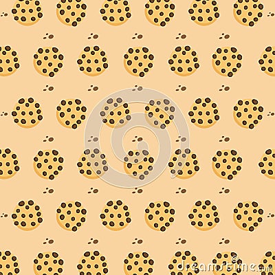 Seamless Pattern of Bisquit Vector Illustration