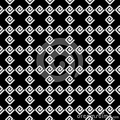 Seamless pattern with black E letter(texture 5), modern stylish image. Vector Illustration