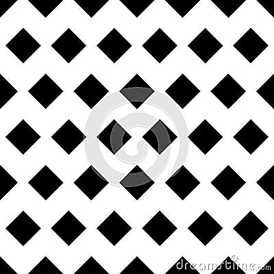 Seamless pattern with black rhombus. Vector illustration Vector Illustration