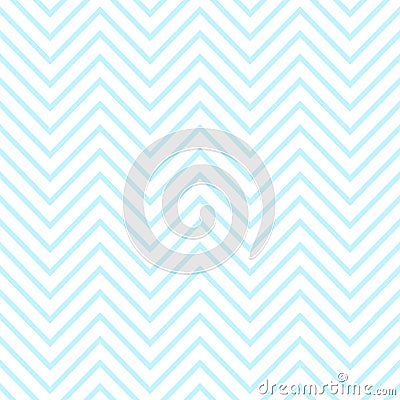 Seamless pattern of blue zigzag images. Illustration for a boy at a baby shower party. Background for greeting or invitation cards Stock Photo