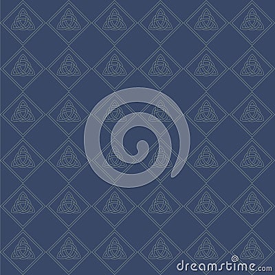 Seamless pattern of celtic knot Vector Illustration