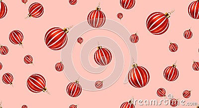 Seamless Pattern of Christmas Ornamental on Black Ready for Textile Prints. Stock Photo