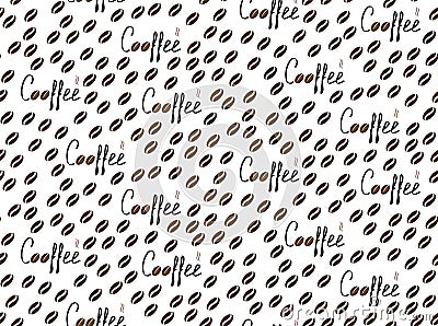 Seamless pattern Coffee Time Vector Illustration