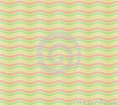 Seamless pattern with color wavy lines Stock Photo