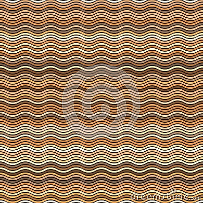 Seamless pattern with colorful waves Vector Illustration