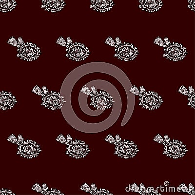 Seamless pattern with dandelions.Design for textile, decor, fabric, wallpaper. Vector background. Vector Illustration