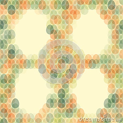 Seamless pattern Easter card on light background Vector Illustration