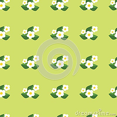 Seamless pattern with flowers. Pretty floral background print Vector Illustration