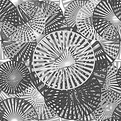 Seamless pattern of geometric shapes. Stock Photo