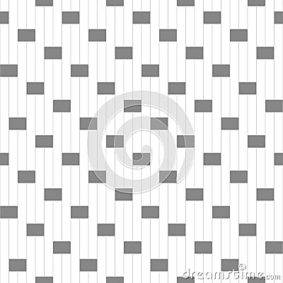 Seamless pattern with geometric shapes and symbols Vector Illustration