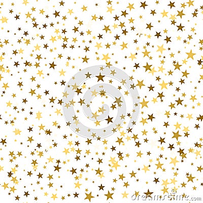 Seamless pattern Gold ornament on a brown background 94 Merry Christmas and Happy New Yea Stock Photo