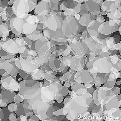 Seamless pattern of gray transparent clouds background Vector Illustration
