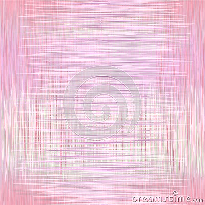 Seamless pattern with grunge intersected stripes in pink pastel colors Vector Illustration