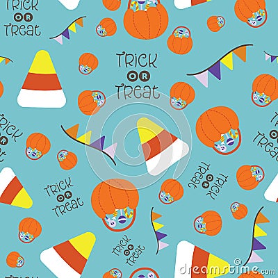 Seamless pattern for halloween festival Stock Photo