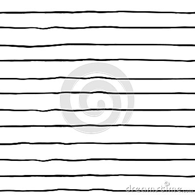 Seamless pattern with hand drawn ink shapes. Trendy black and white background. Great for fabric, textile, wrapping. Vector Illust Stock Photo