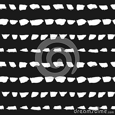 Seamless pattern with handdrawn dotted lines Vector Illustration