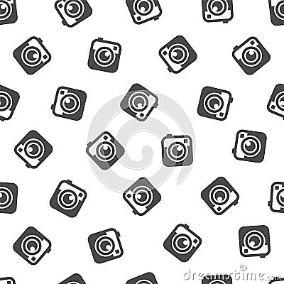 Seamless pattern - horseshoe (good luck symbol) Vector Illustration