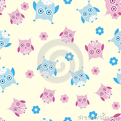 Seamless pattern illustration Vector Illustration