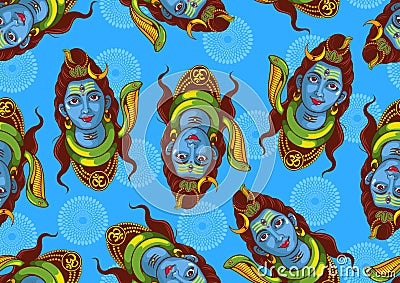 Maha Shivaratri Pattren 13 Vector Illustration