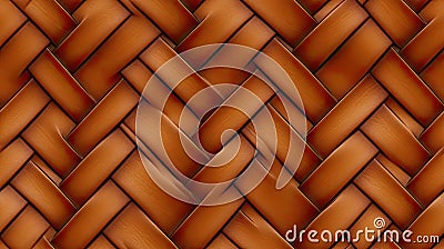 a seamless pattern image that realistically captures the intricate details of a woven leather texture. SEAMLESS PATTERN Stock Photo