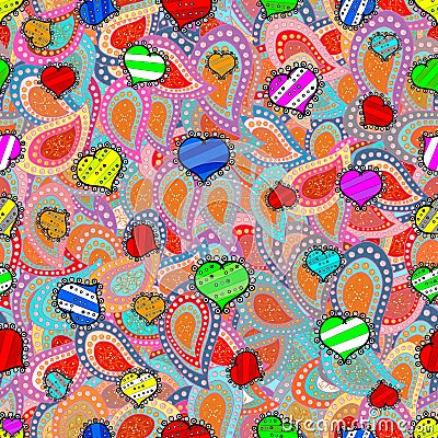 Seamless pattern interesting super nice abstract and cute picture. Stock Photo